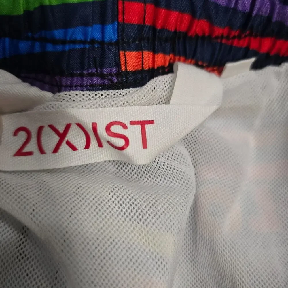 2(X)IST Men's Catalina Pride Printed Swim Trunks sz small NWT
